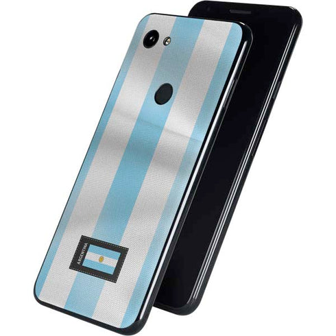 Argentina Soccer Flag Google Pixel 3a Skin